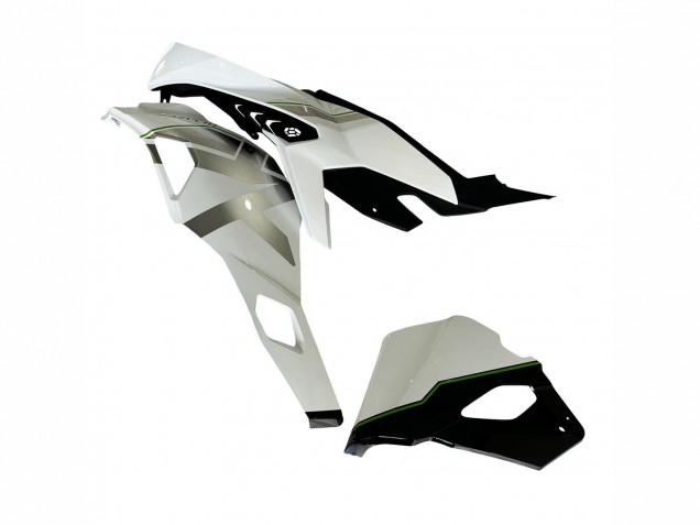 Carenagens Moto Kawasaki ZX25R ZX-25R 2019-2025 - Branco Prata Verde Preto Trick Star