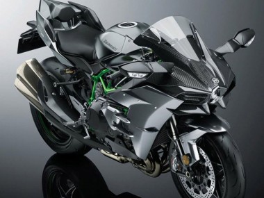 Carenagem Moto Kawasaki Ninja H2 2015-2022 - Cinzento