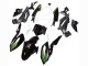 Carenagens Moto Kawasaki Z400 2018-2024 - Branco Preto Brilhante Verde