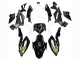 Carenagens Moto Kawasaki Z400 2018-2024 - Branco Preto Brilhante Verde