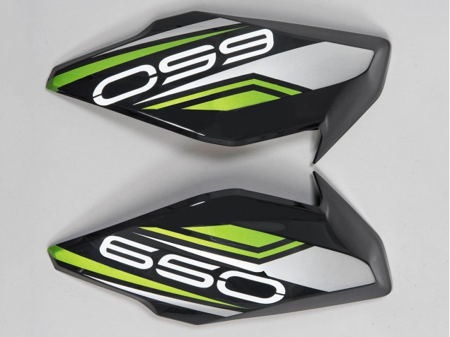 Carenagens Moto Kawasaki Ninja Z650 2017-2019 - Preto Verde Prata