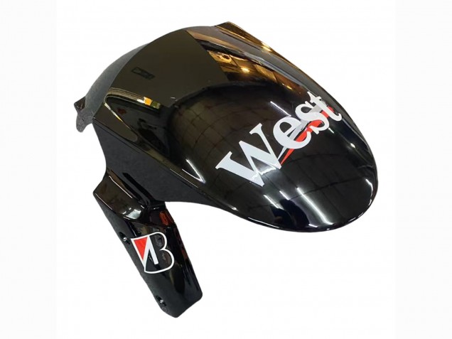 Carenagens Moto Kawasaki Z1000SX 2010-2016 - Preto Brilhante Ouro Branco Mobil West