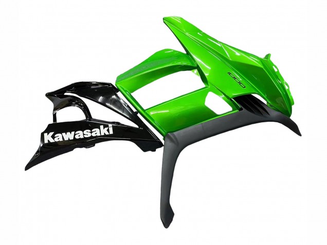 Carenagens Moto Kawasaki Z1000SX 2010-2016 - Preto Brilhante Preto Fosco Verde
