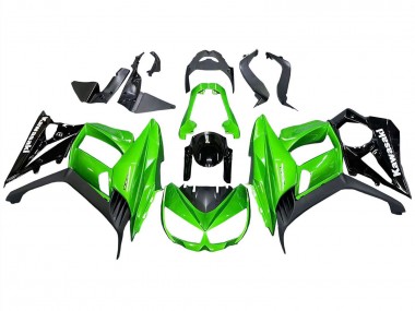 Carenagens Moto Kawasaki Z1000SX 2010-2016 - Preto Brilhante Preto Fosco Verde