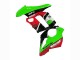 Carenagens Moto Kawasaki Z1000SX 2010-2016 - Verde Vermelho Preto Brilhante Elf 35