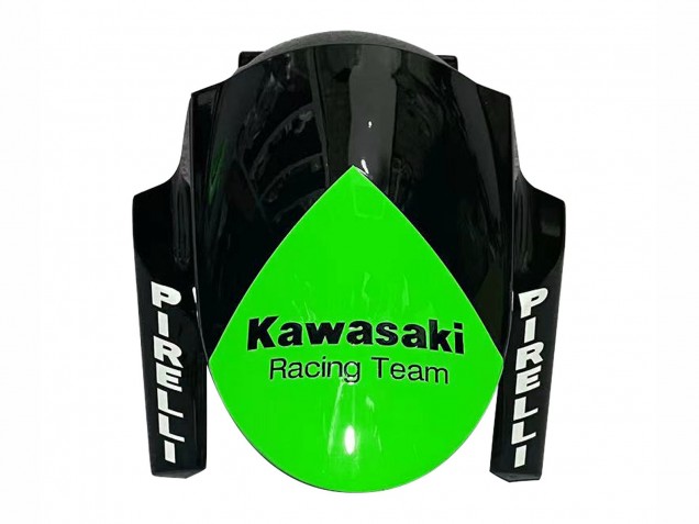 Carenagens Moto Kawasaki Z1000SX 2010-2016 - Verde Vermelho Preto Brilhante Elf 35