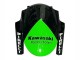 Carenagens Moto Kawasaki Z1000SX 2010-2016 - Verde Vermelho Preto Brilhante Elf 35