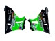 Carenagens Moto Kawasaki ZZR600 1998-2003 - Verde Preto Monstro Elf