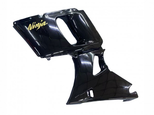 Carenagens Moto Kawasaki ZZR600 1998-2003 - Preto Brilhante Ouro Ninja