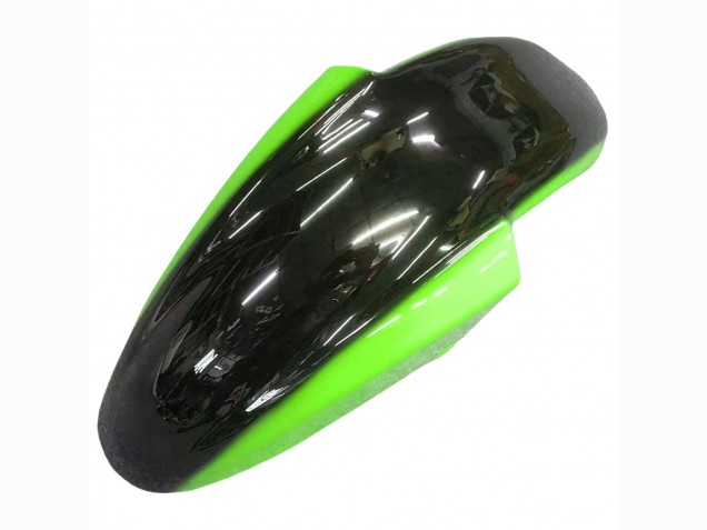Carenagens Moto Kawasaki ZZR600 1998-2003 - Verde Preto Brilhante Chama