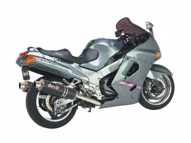 Carenagens Moto Kawasaki ZZR1100 1993-2003 - Cinzento