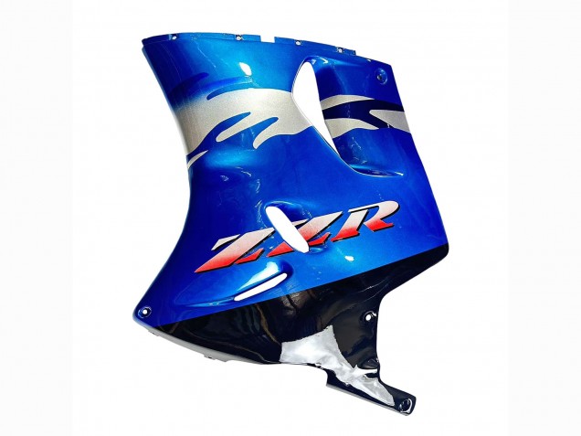 Carenagens Moto Kawasaki ZZR1100 1993-2003 - Azul Prata Preto