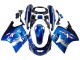 Carenagens Moto Kawasaki ZZR1100 1993-2003 - Azul Prata Preto