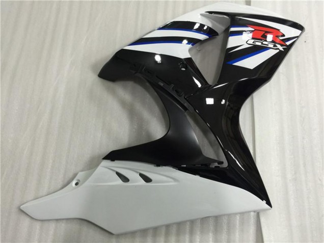 Kit Carenagem Moto Completa Suzuki GSXR 1000 2009-2016 - Branco Azul Preto