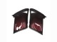 Carenagens Moto Kawasaki GTR1400/ZG1400 2007-2009 - Vermelho Castanho Preto