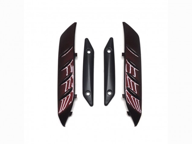 Carenagens Moto Kawasaki GTR1400/ZG1400 2007-2009 - Vermelho Castanho Preto