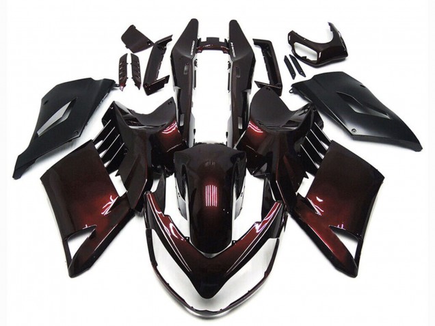 Carenagens Moto Kawasaki GTR1400/ZG1400 2007-2009 - Vermelho Castanho Preto