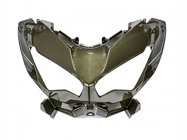 Carenagens Moto Kawasaki Versys 650 2022-2025 - Verde Escuro Preto