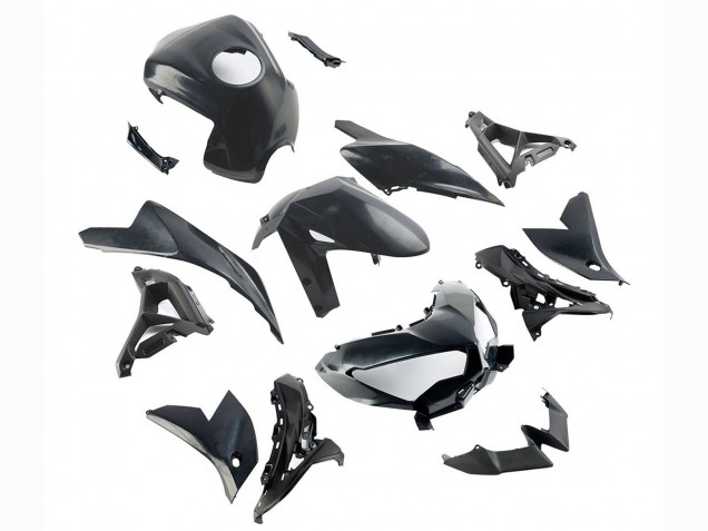 Carenagens Moto Kawasaki Versys 650 2021-2024 - Preto Brilhante