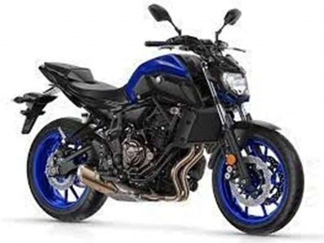 Carenagens Moto Yamaha MT07/FZ07 2012-2017 - Azul Preto