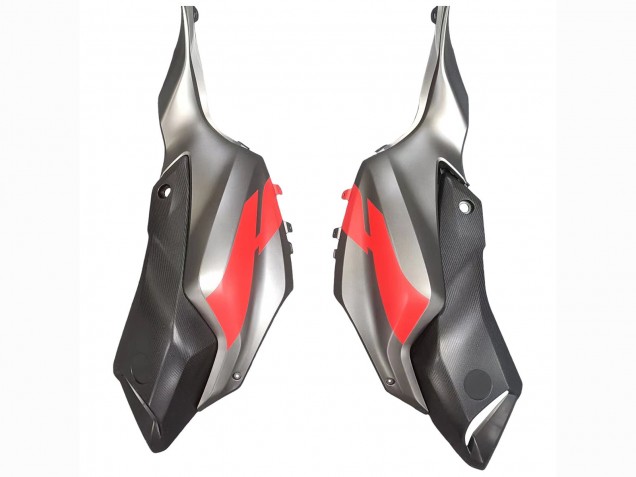 Carenagens Moto Yamaha MT07/FZ07 2012-2017 - Cinzento Vermelho