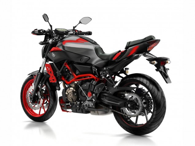 Carenagens Moto Yamaha MT07/FZ07 2012-2017 - Cinzento Vermelho