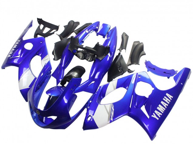 Carenagem Moto Yamaha YZF600R Thundercat 1996-2007 - Azul Branco Prata