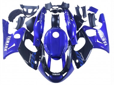 Carenagens Moto Yamaha YZF600R Thundercat 1996-2007 - Azul Preto Brilhante