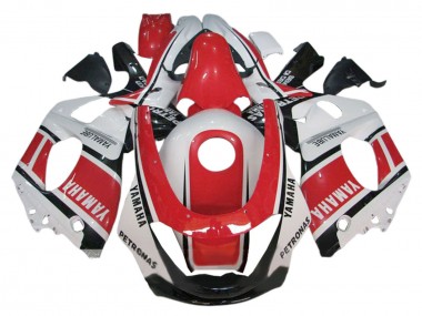 Carenagens Moto Yamaha YZF600R Thundercat 1996-2007 - Branco Vermelho Preto Petronas Yamalube