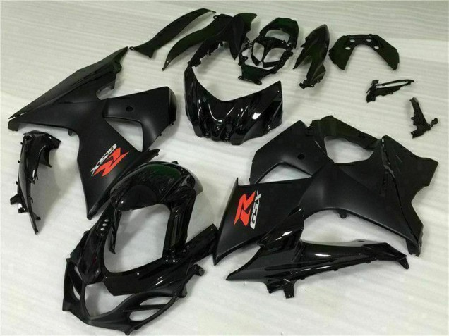 Carenagem Moto Suzuki GSXR 1000 2009-2016 - Preto Brilhante Preto Fosco