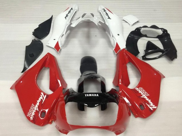 Carenagem Moto Yamaha YZF 1000R Thunderace 1997-2007 - Vermelho Preto Branco Thunderace
