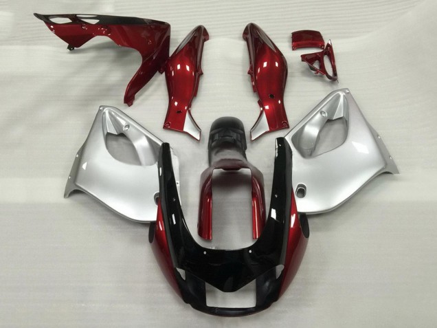 Carenagens Moto Yamaha YZF 1000R Thunderace 1997-2007 - Borgonha Prata