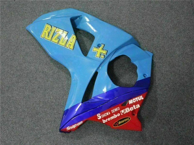 Carenagens Moto Suzuki GSXR 1000 2009-2016 - Azul Amarelo Rizla 19 Vermelho