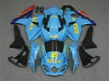 Carenagens Moto Suzuki GSXR 1000 2009-2016 - Azul Amarelo Rizla 19 Vermelho