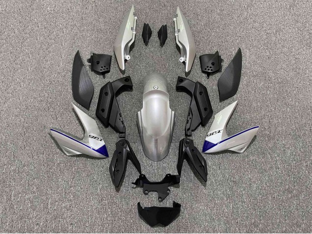 Carenagens Moto Yamaha XJ6 2009-2012 - Prata Azul