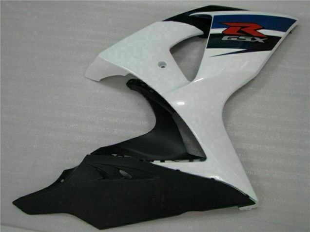 Kit Carenagem ABS Suzuki GSXR 1000 2009-2016 - Branco Azul Preto