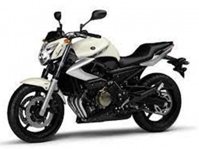 Carenagens Moto Yamaha XJ6 2009-2012 - Branco Prata Preto