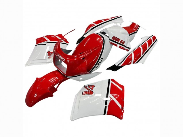 Carenagens Moto Yamaha RZV500 / RD500 1985-1987 - Branco Vermelho Preto