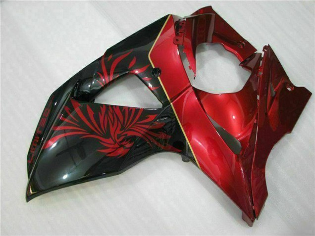 Carenagens Moto Suzuki GSXR 1000 2009-2016 - Vermelho Preto Brilhante