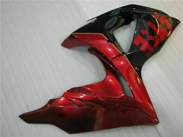 Carenagens Moto Suzuki GSXR 1000 2009-2016 - Vermelho Preto Brilhante