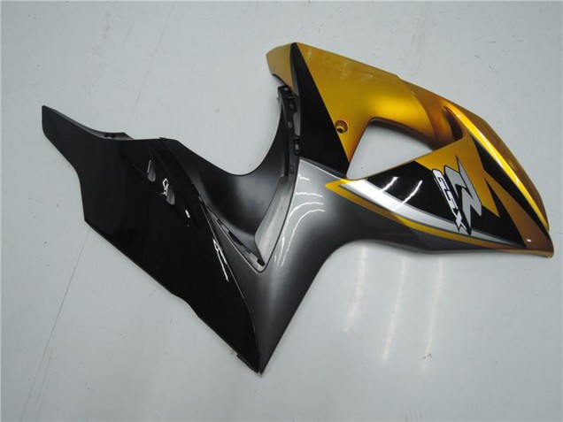 Carenagens Moto Suzuki GSXR 1000 2009-2016 - Ouro Preto Fosco