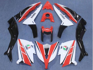 Carenagem Moto Yamaha TMAX530 2012-2014 - Vermelho Branco Preto