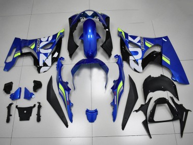 Carenagens Moto Suzuki GSXR 1000 2017-2024 - Azul Branco Verde
