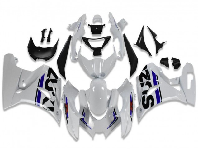 Carenagens Moto Suzuki GSXR 1000 2017-2024 - Branco Azul Preto