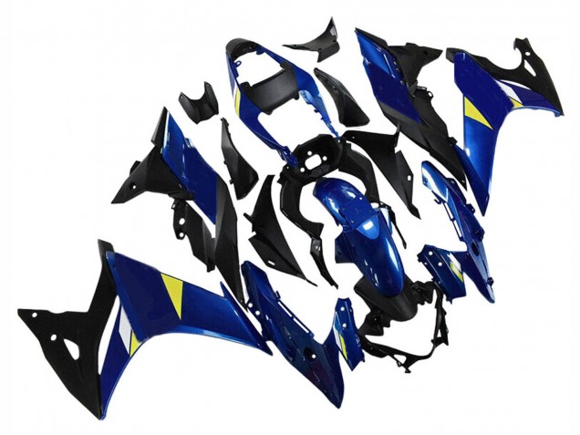 Carenagens Moto Suzuki GSX250R 2017-2020 - Azul Amarelo Preto
