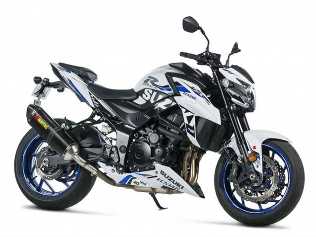 Carenagens Moto Suzuki GSX-S 750 2017-2022 - Branco Azul Ecstar