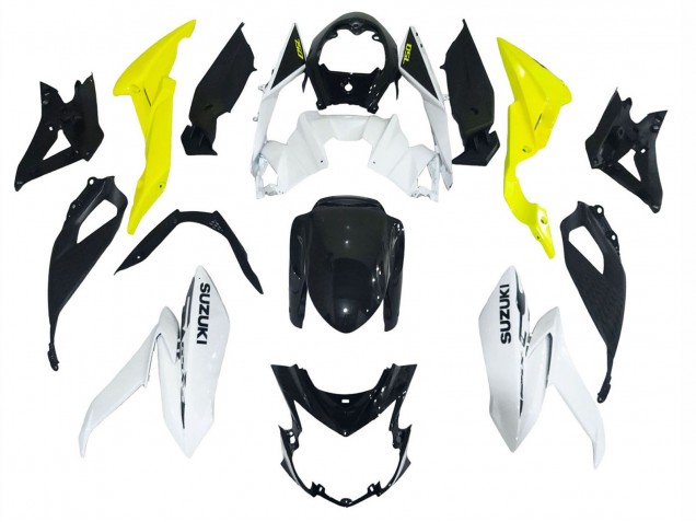 Carenagens Moto Suzuki GSX-S 750 2017-2022 - Branco Amarelo