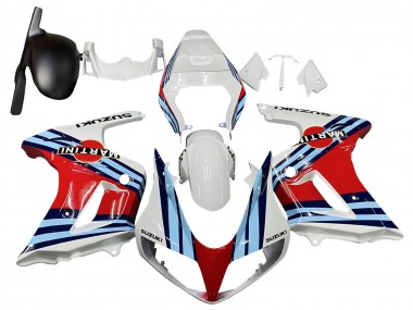 Carenagens Moto Suzuki SV650 2003-2013 - Branco Vermelho Azul Martini