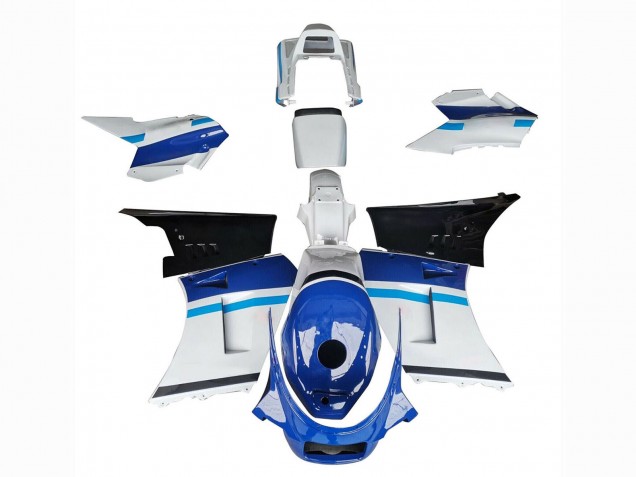 Carenagens Moto Suzuki RG400 RG500 RG400/500 1984-1987 - Branco Azul Preto