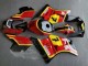 Carenagens Moto Suzuki RG400 RG500 RG400/500 1984-1987 - Vermelho Amarelo Preto 7